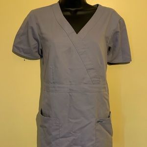 Greys Anatomy Women’s Scrub Top Grey L